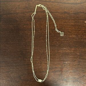 Kendra Scott Druzy Elegant Gold Necklace